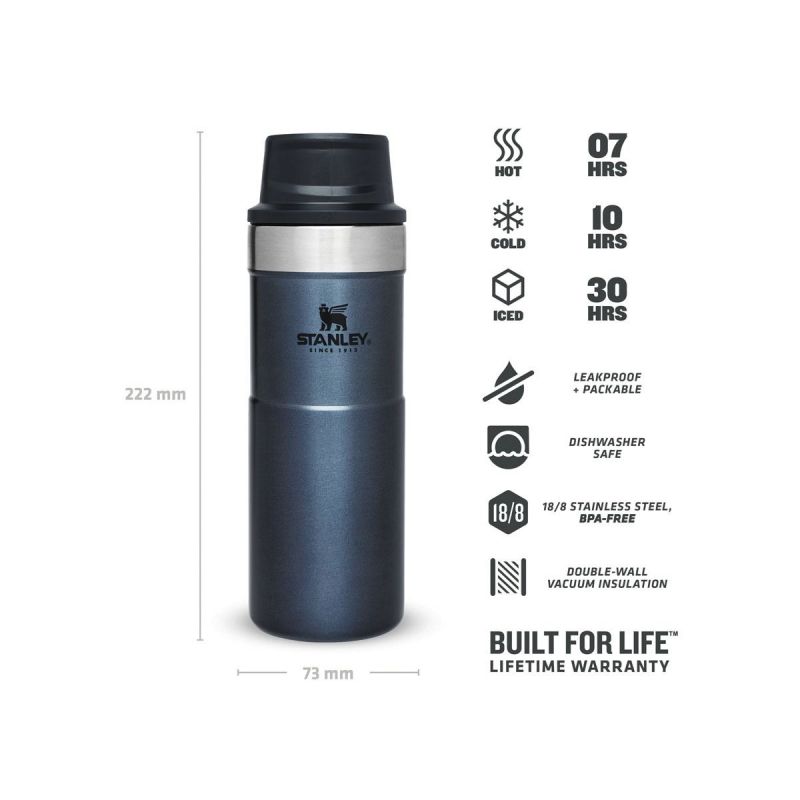 Thermoflasche Stanley, Classic Trigger-Action Travel Mug 16oz \/ 470ml Nightfall