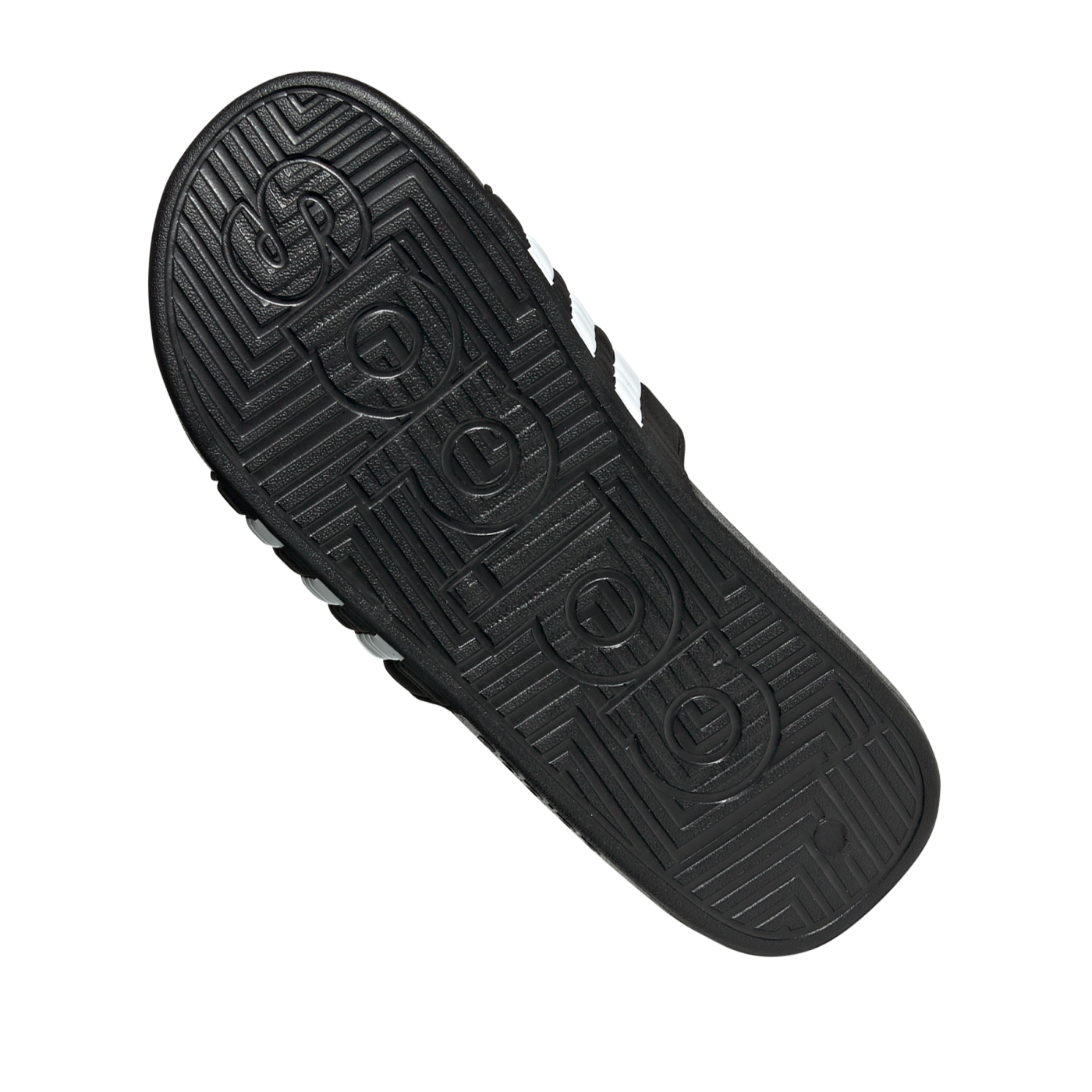 adidas Adissage Badelatsche Schwarz Weiss