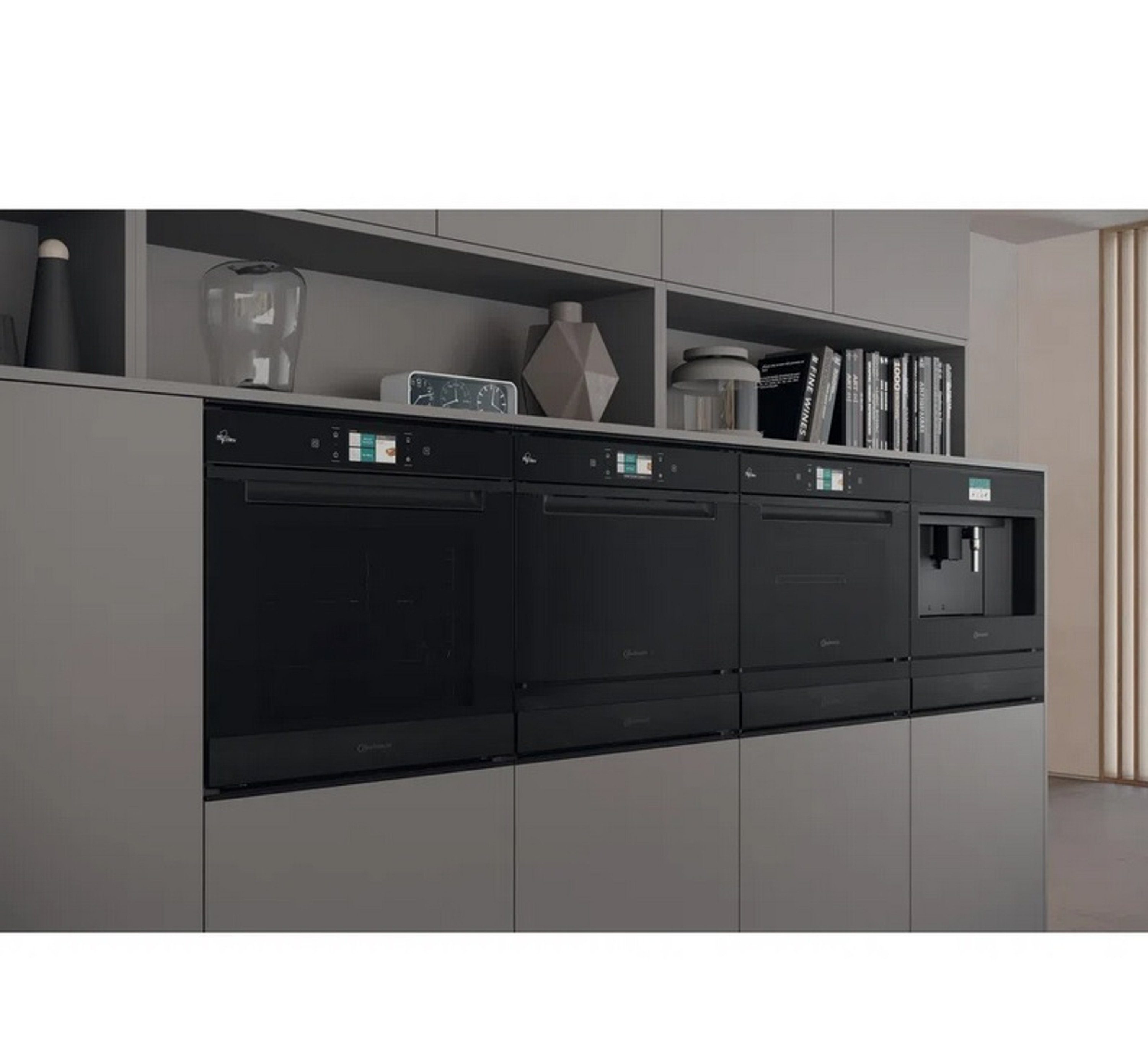 BAUKNECHT Einbau-Kaffeevollautomat KMT11F45, Cappuccino-Funktion, Dampf und Heißwasserfunktion, Entkalkungsprogramm