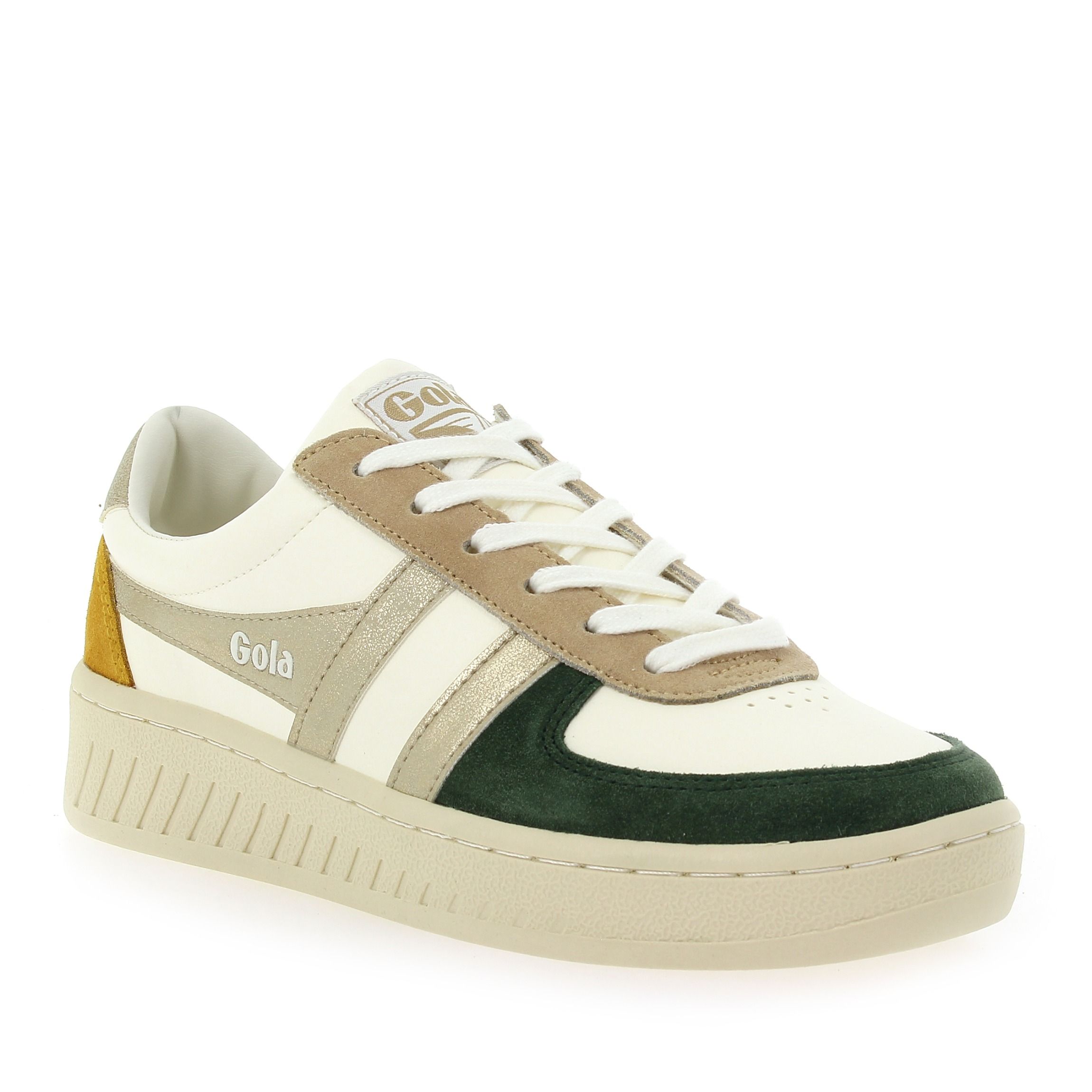 Gola  GRANDSLAM QUADRANT CLB207 - Blanc Vert