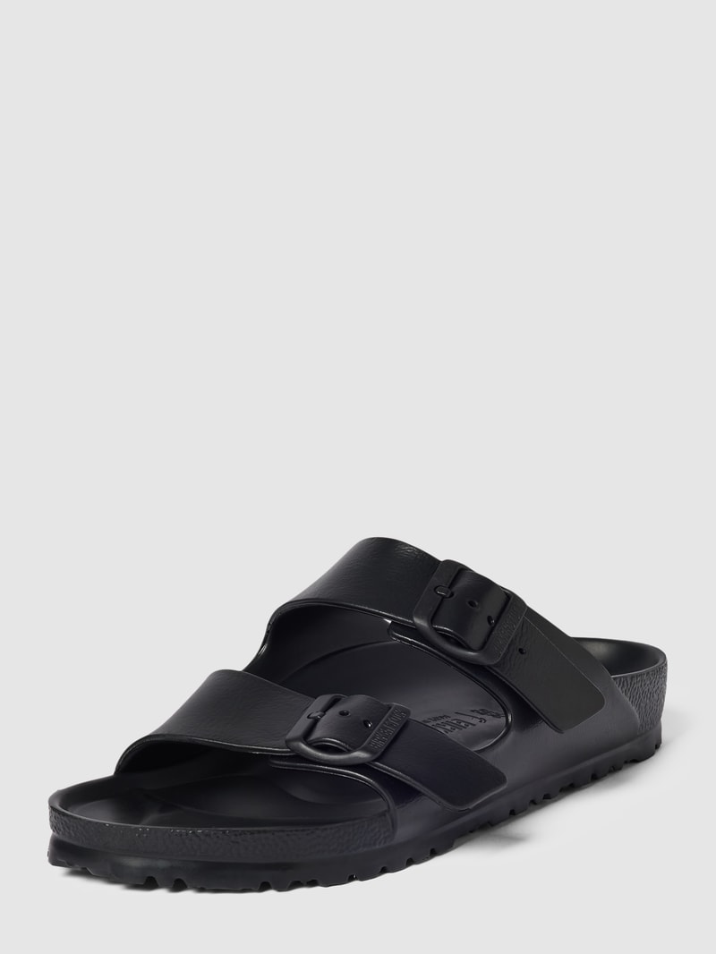 Slides mit Dornschließe Modell 'EVA' in schwarz