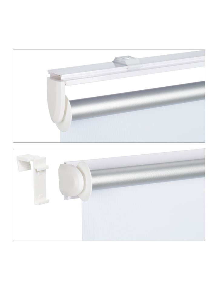 relaxdays Thermorollo in Weiß - (B)90 x (H)220 cm günstig kaufen onesize