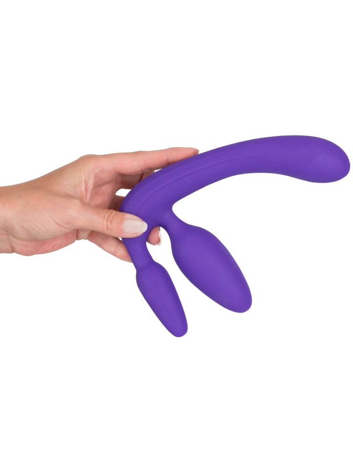 You2Toys Dildo Strapless Strap-On Triple Teaser in lila günstig kaufen 20 cm