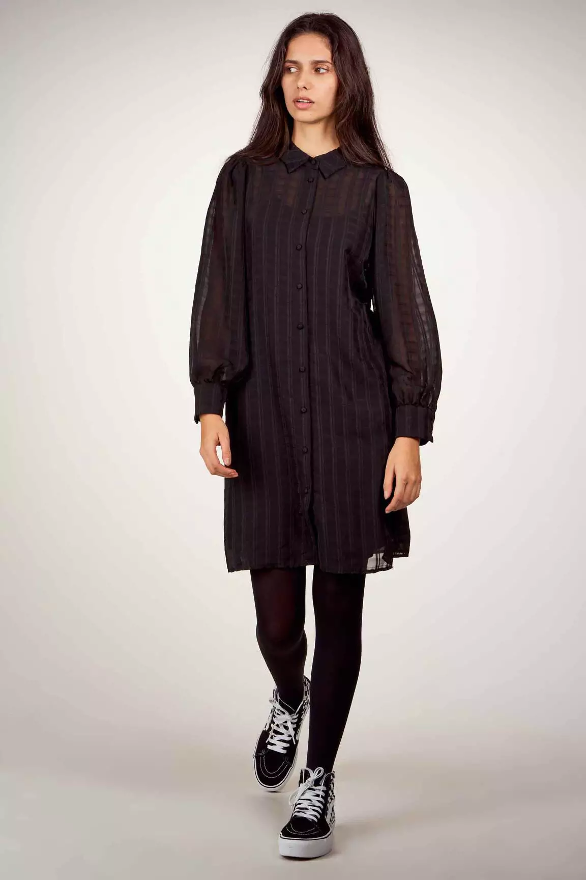 Only Robes Mi Longues Femme couleur noir
