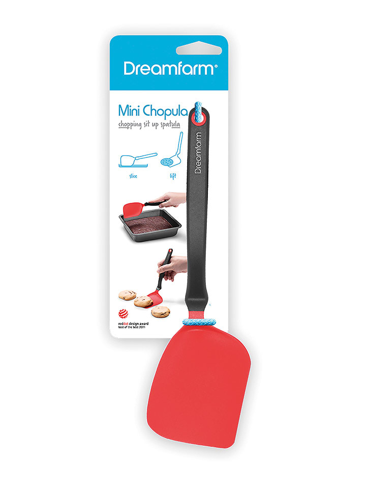 Dreamfarm Pfannenwender ''Mini Chopula'' in Rot - (L)24,6 günstig kaufen onesize