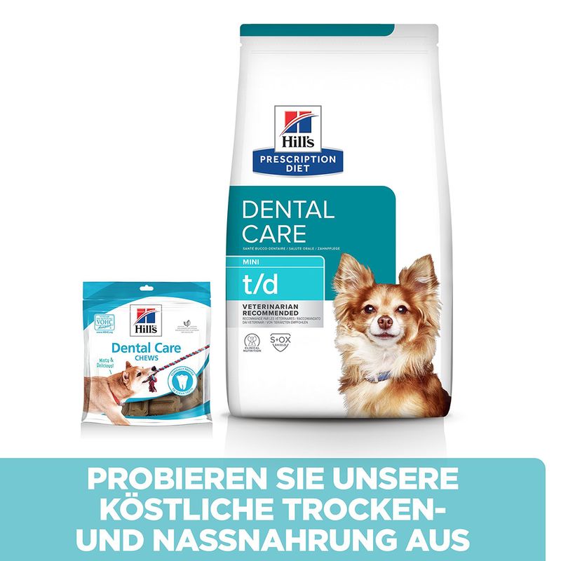 Hill's Prescription Diet t/d Mini Dental Care Huhn