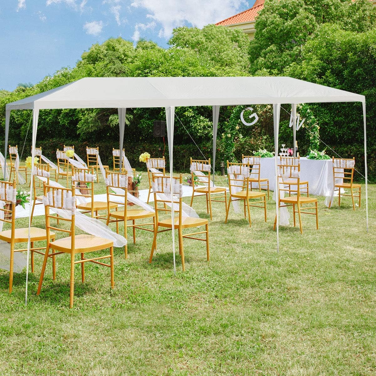 Costway 3x9m Pavillon Gartenpavillon Partyzelt