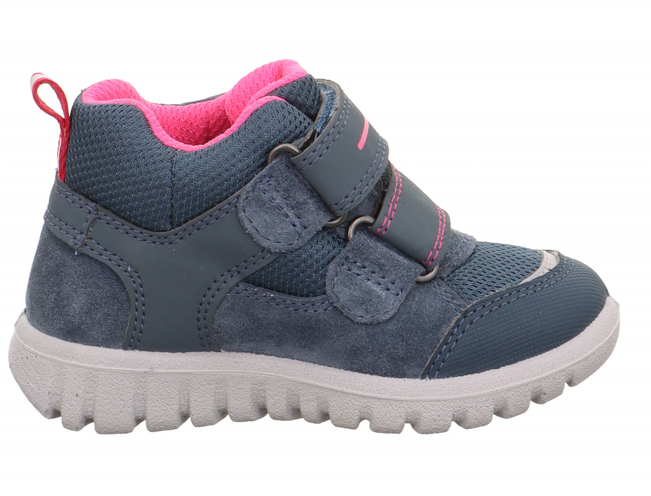 SPORT7 MINI - Blau/PinkSneaker high mit Klettverschluss