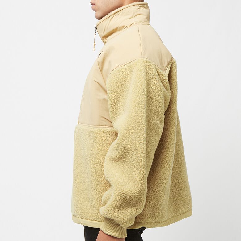 The North Face Platte High Pile Fleece 1/4 Zip khaki stone