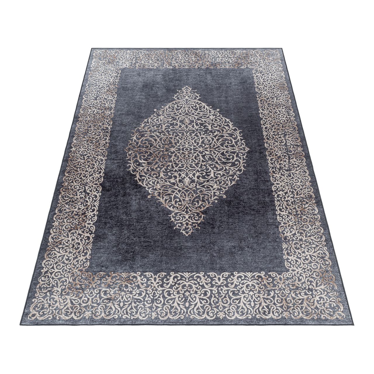 Ayyildiz Teppich, FIESTA 4303, BLACK, 160 x 230 cm