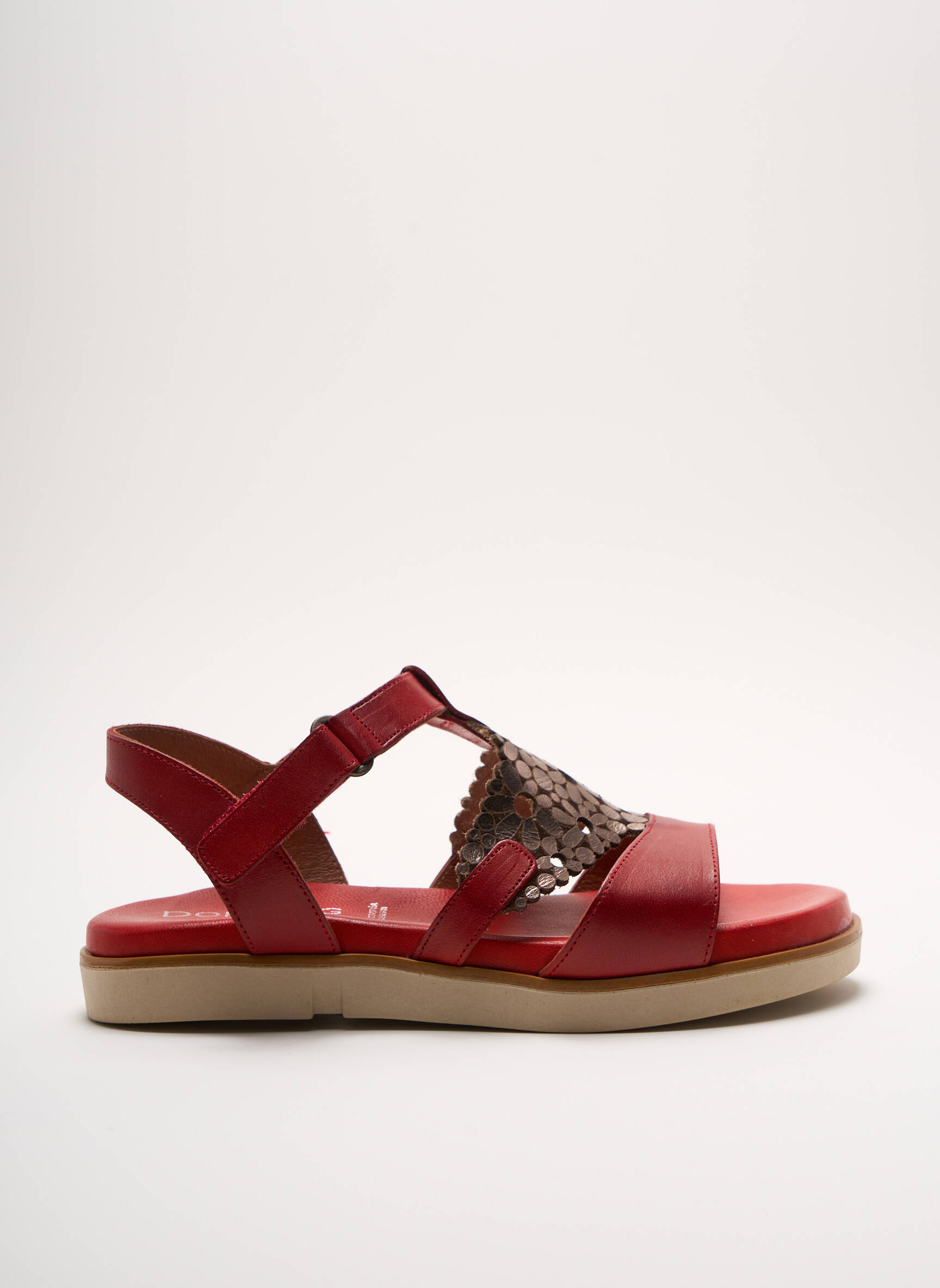 Dorking Sandales Nu Pieds Femme couleur rouge