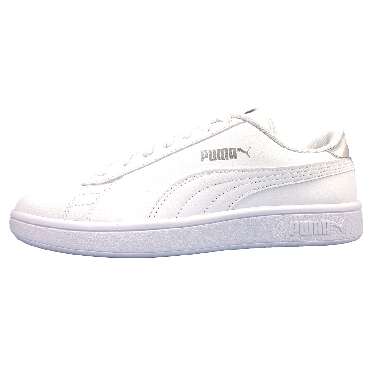 Puma Smash V2 Jr. 383765 Weiß 0001 white