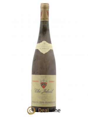 Pinot Gris Clos Jebsal Vendanges Tardives Zind-Humbrecht (Domaine)  1999 - Lot de 1 Bouteille