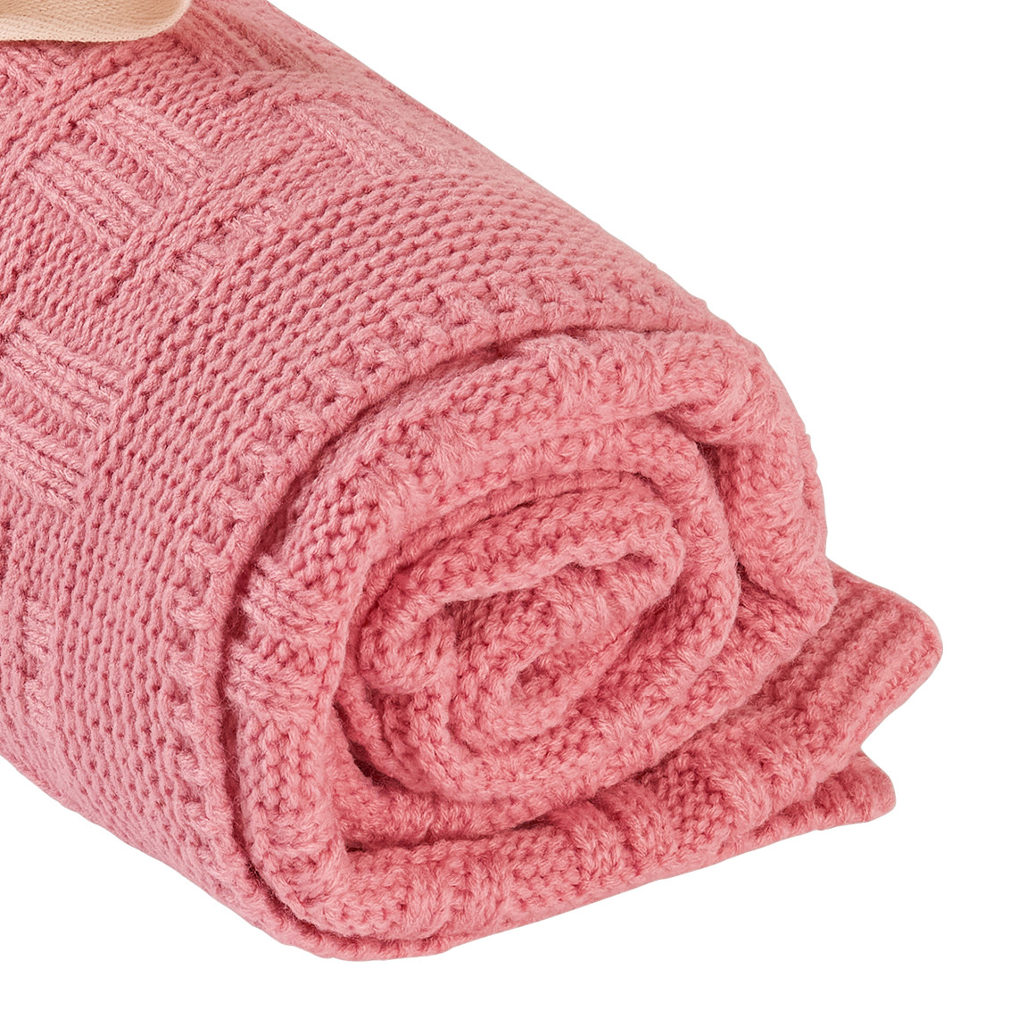 Baby Strickdecke mit Strukturmuster