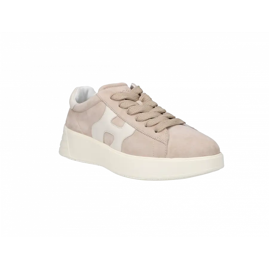 Hogan - Sneaker low HXW562 Veloursleder - beige