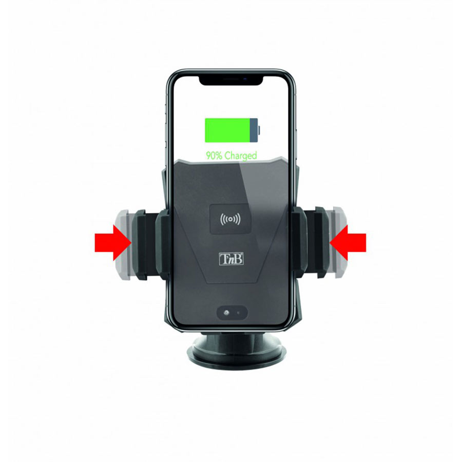 Automatischer Premium-Smartphonehalter mit Wireless Charger von t'nb - ATU