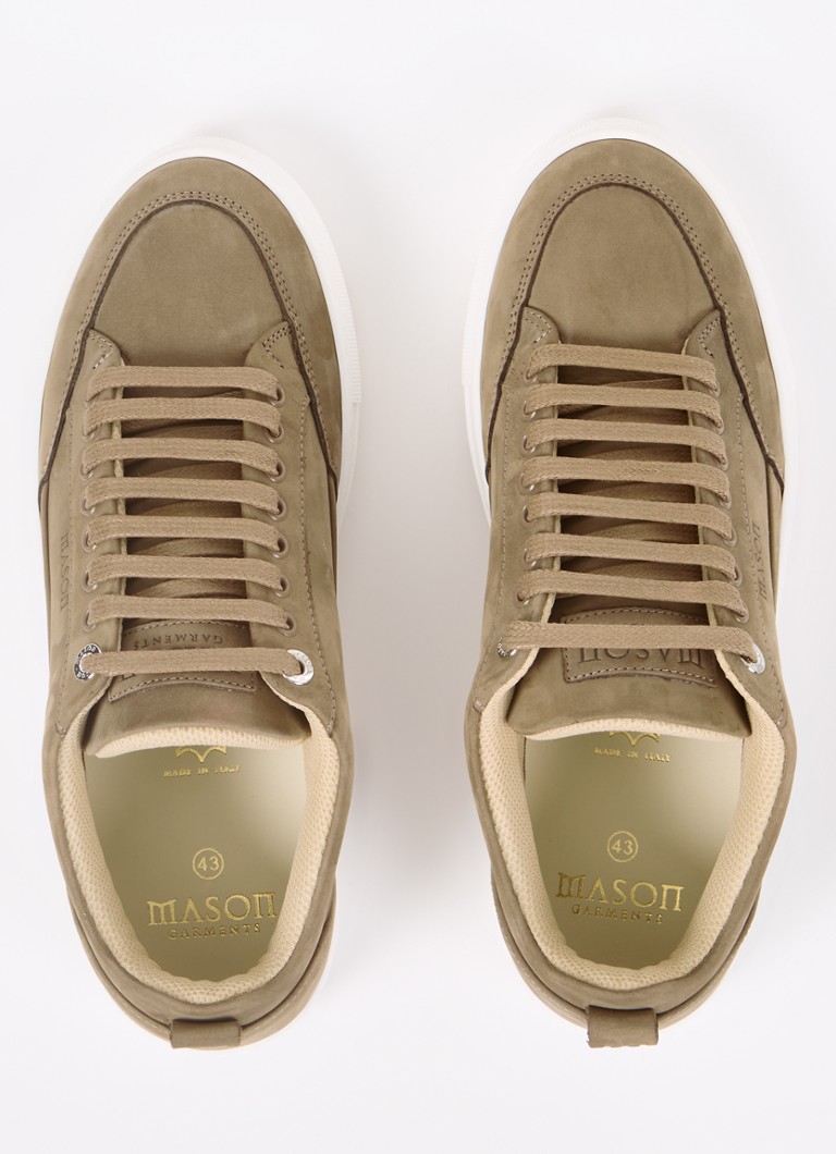 Mason Garments Tia sneaker made of suede with logo