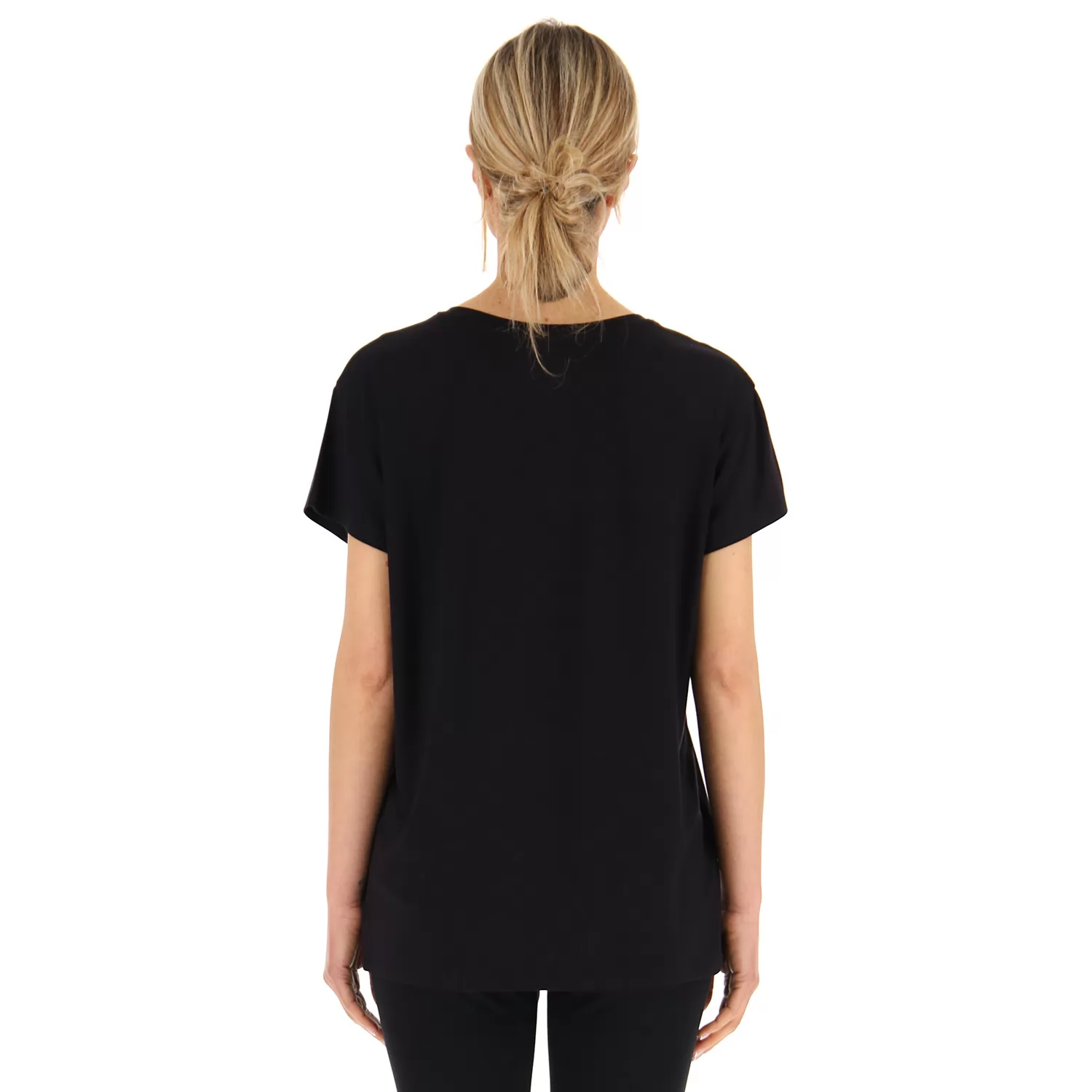 T-SHIRT INDIE W HELT SVART