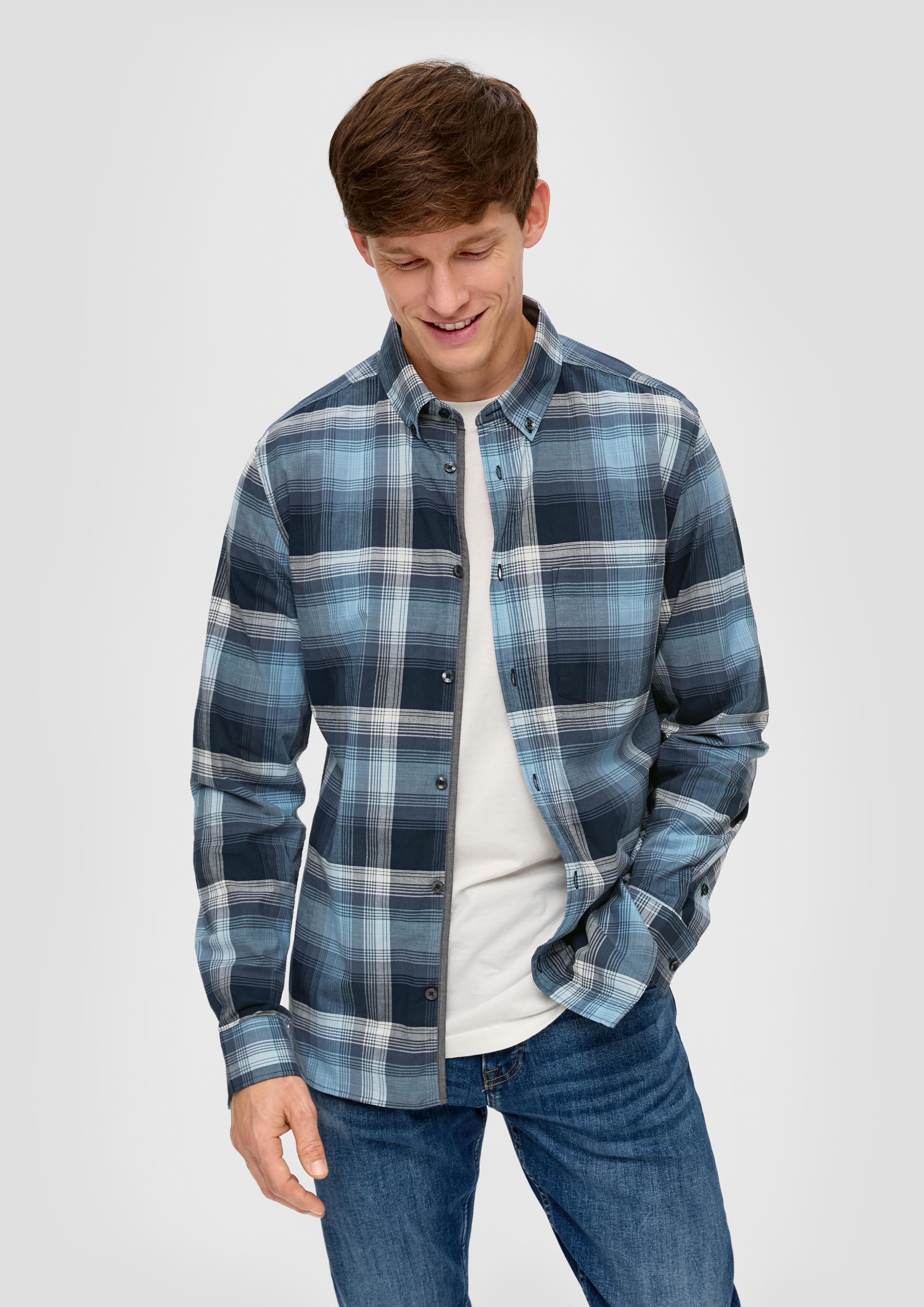Slim: Hemd aus Baumwollstretch  2137932-57N1