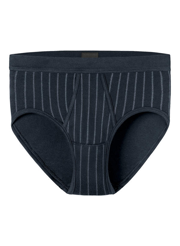 Schiesser, Slip, Bio Baumwoll-Stretch, nachtblau gestreift