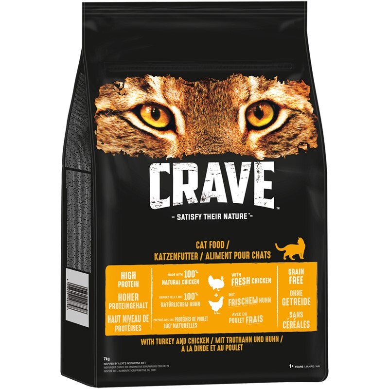 CRAVE Trockenfutter CRAVE mit Truthahn und Huhn 7 kg