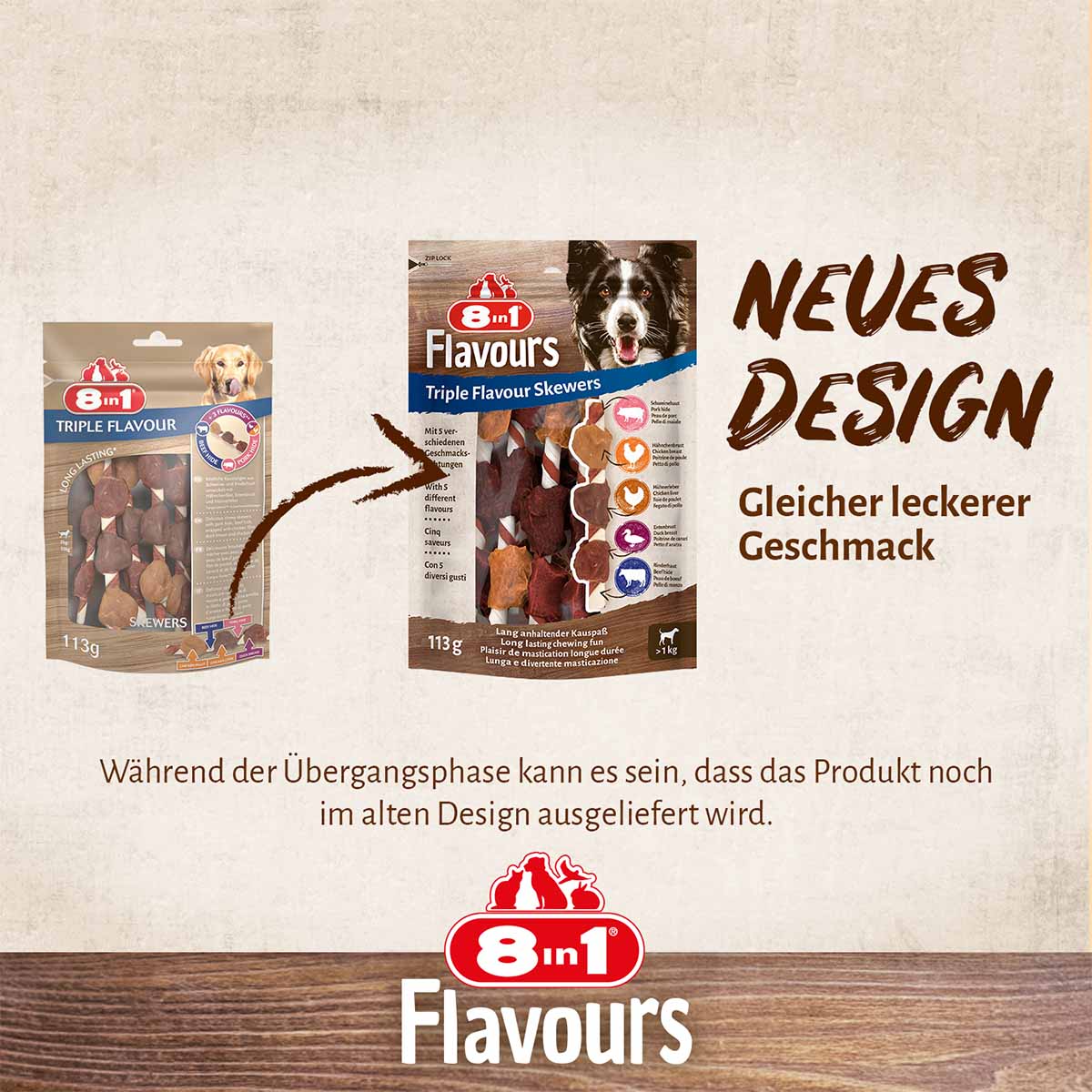 8in1 Triple Flavour Skewers günstig kaufen bei ZooRoyal
