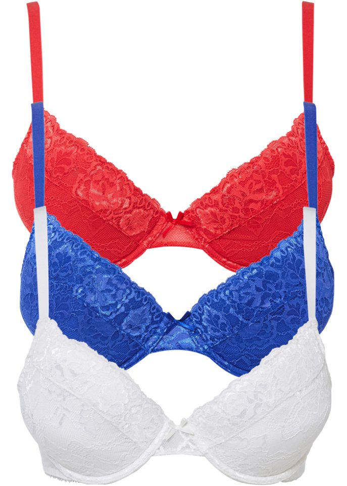 Push up BH mit Bügel (3er Pack)