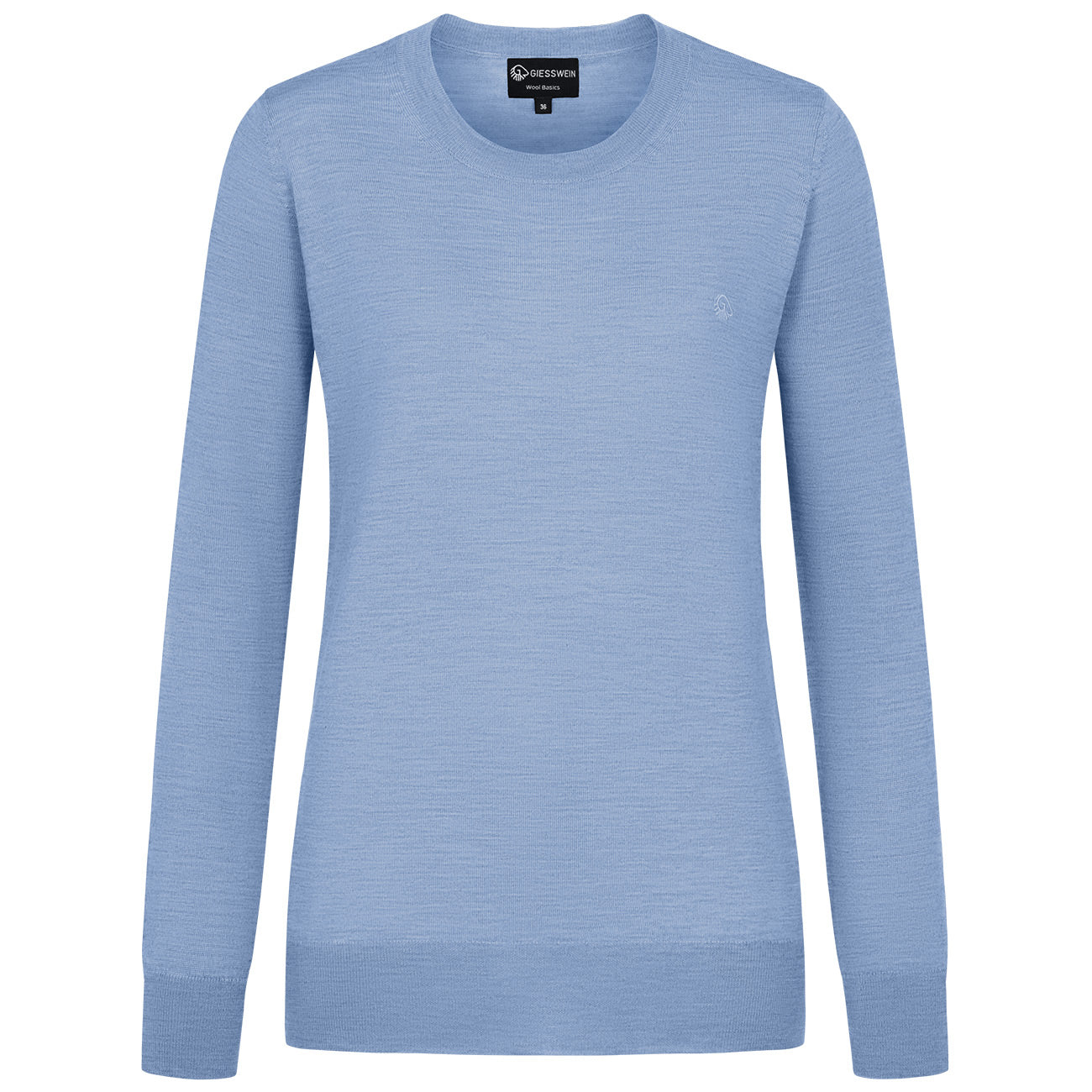 Baumwollpullover Rundhals Damen