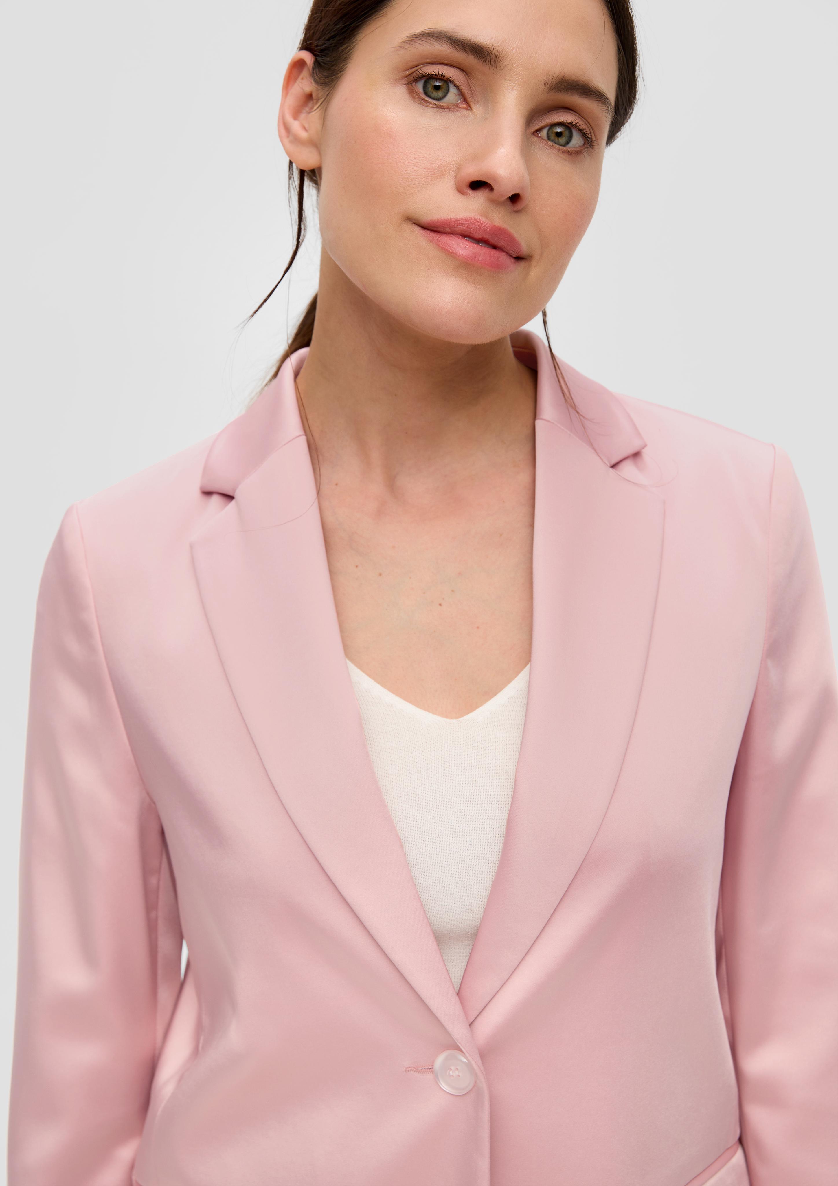 Blazer mit glatter Struktur  2140806-4128