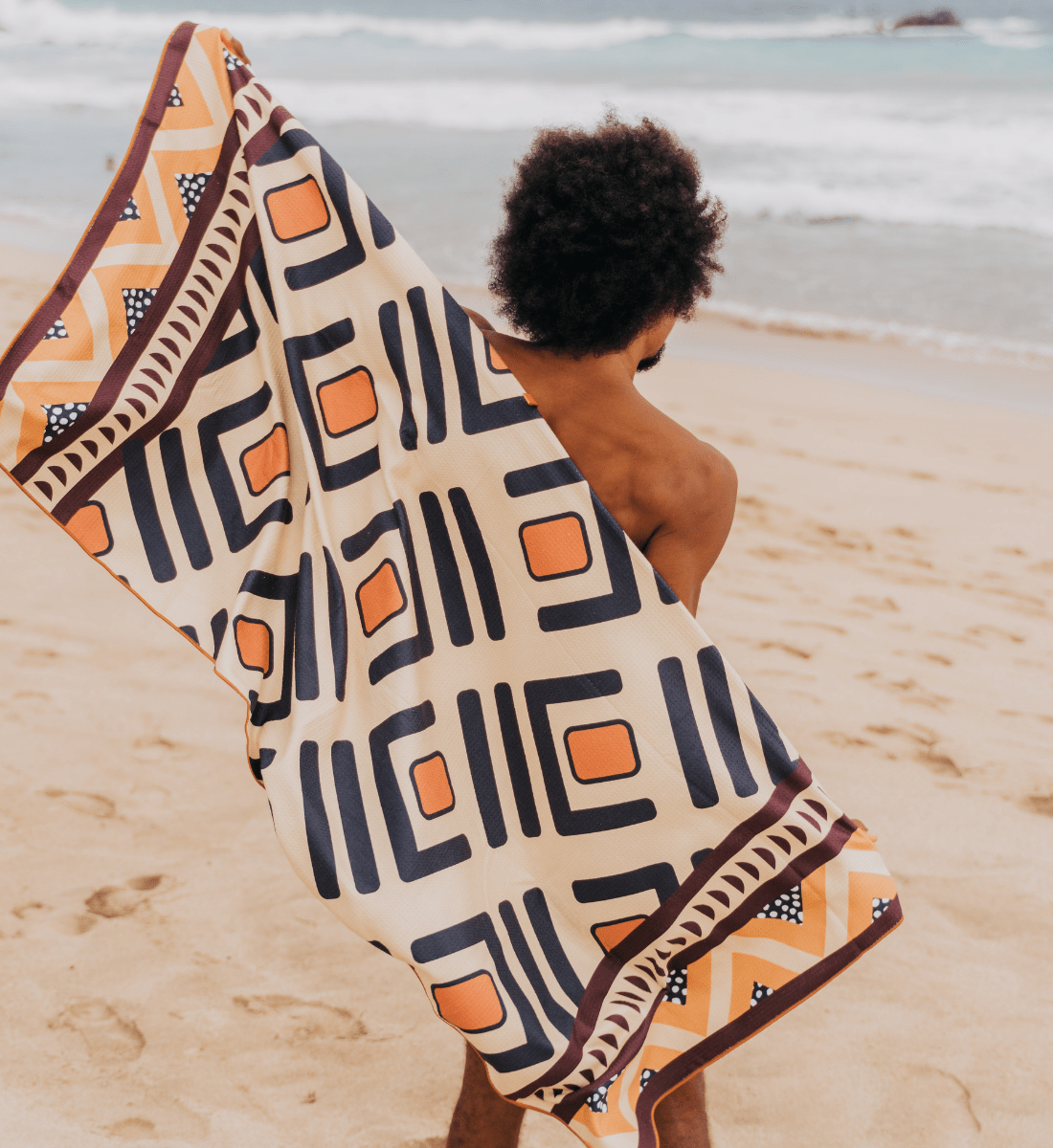 Buvanha Reisehandtuch 160 x 80 CM - Afrika