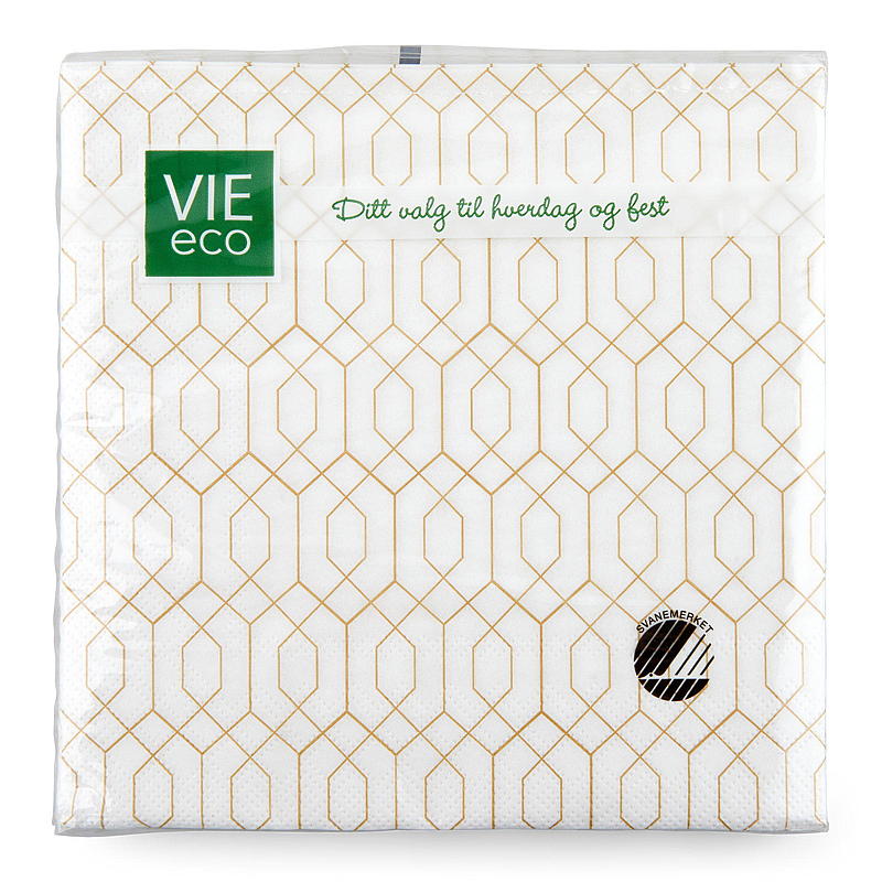 Vie Eco Servietter 20-pk 33x33 cm, Vår