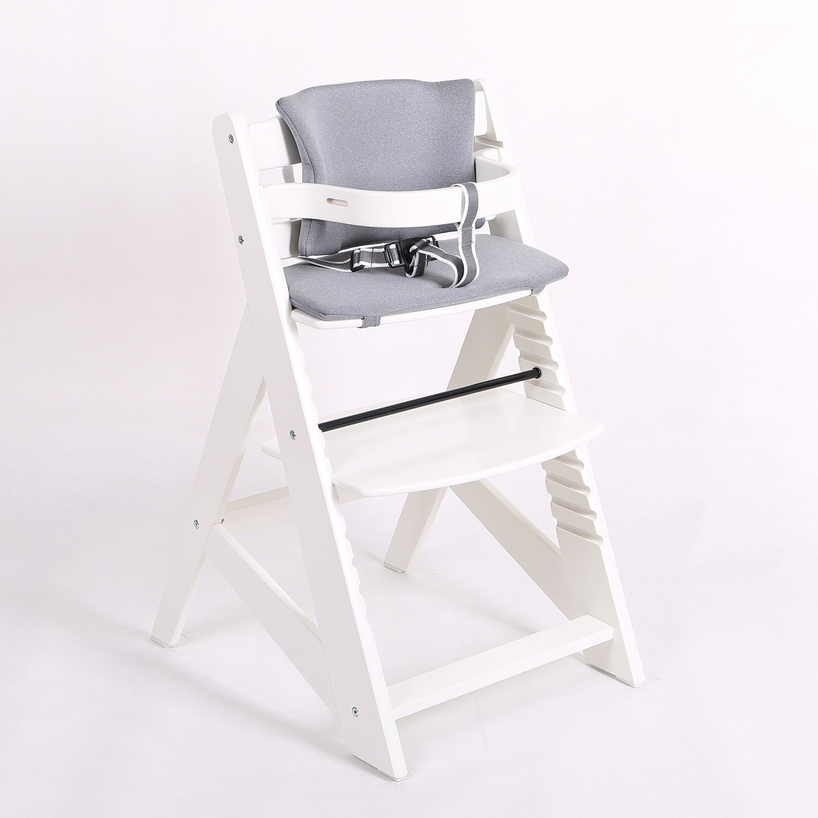 TIGGO Hochstuhl Hochstuhl Kinderhochstuhl Babyhochstuhl Treppenhochstuhl (Packung mit 1 Artikel), Gestell aus Massivholz