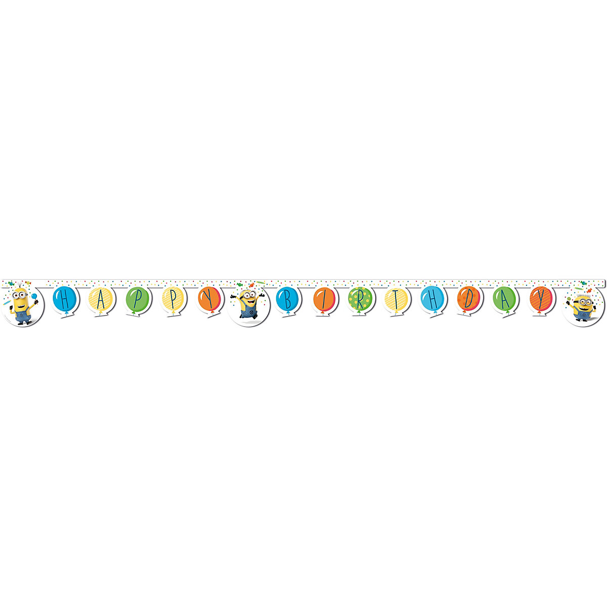 Happy Birthday Girlande Minions Balloons, 2 m