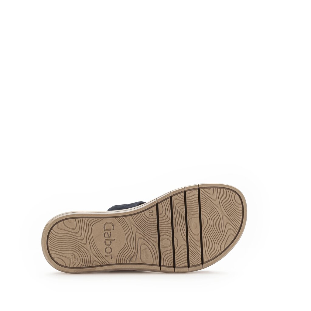 Gabor fashion Plateau Sandale blau
