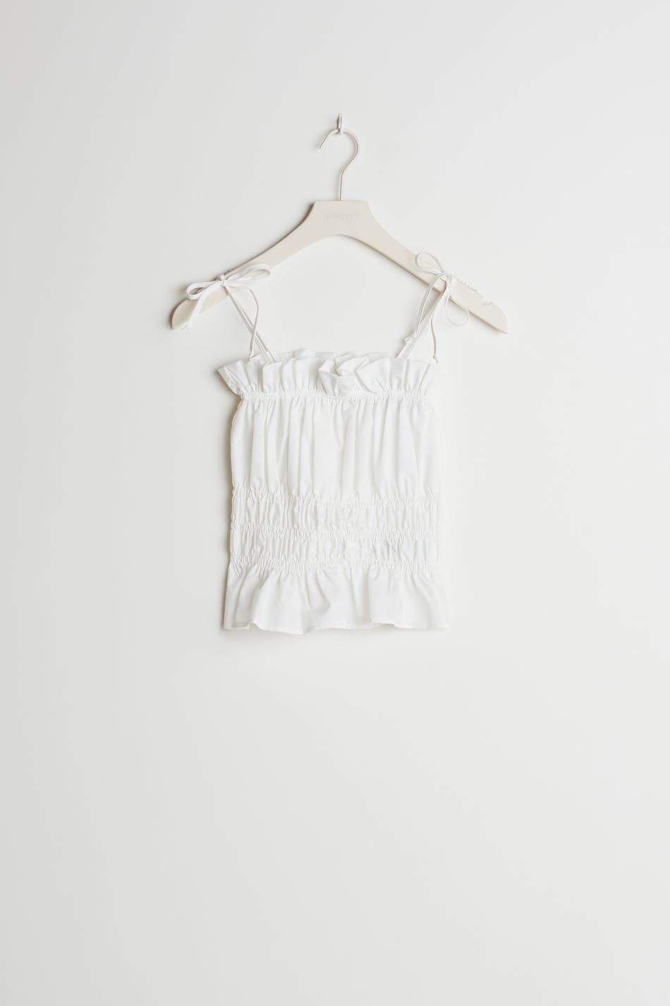 Poplin smock singlet