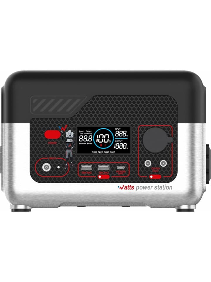 COFI 1453 Tragbare Elektrostation 600W (max. Ausgang) - Lithium-Ionen-Akku in Schwarz günstig kaufen onesize