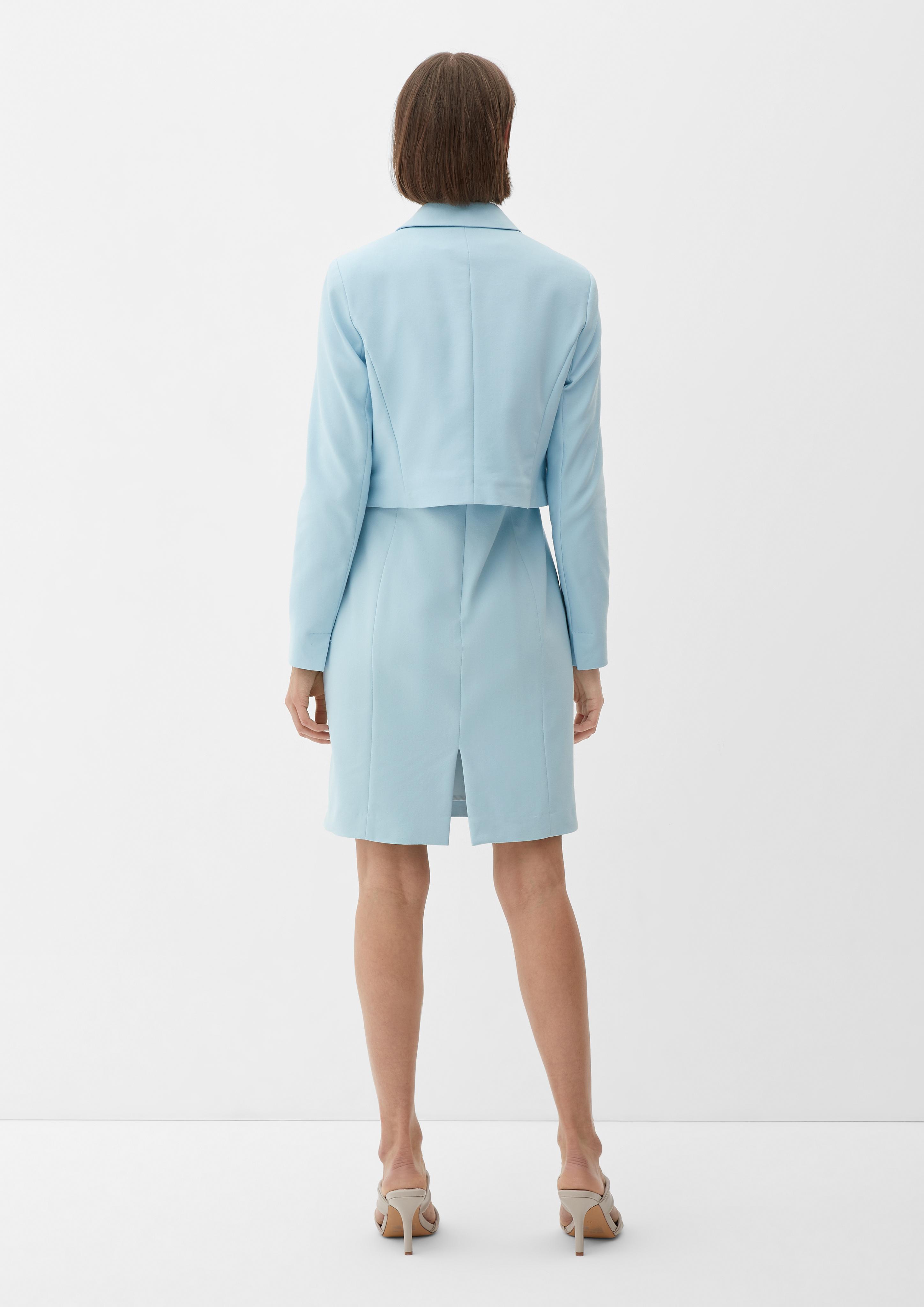 Cropped Blazer aus Baumwollmix  2132693-5145