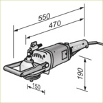 Flex-tools 477788 LW 1202 SN Vådstenspolerer med PRCD-afbryder 130 mm 1600W