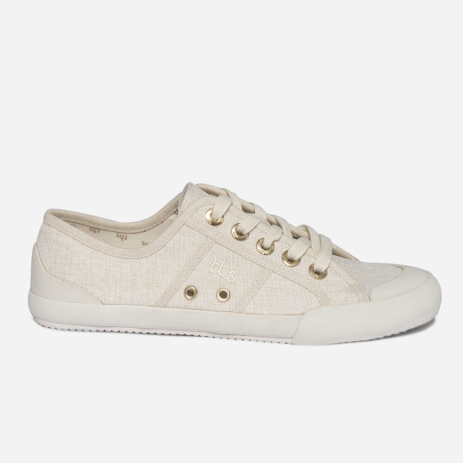 Tennis TBS beige chiné en toile