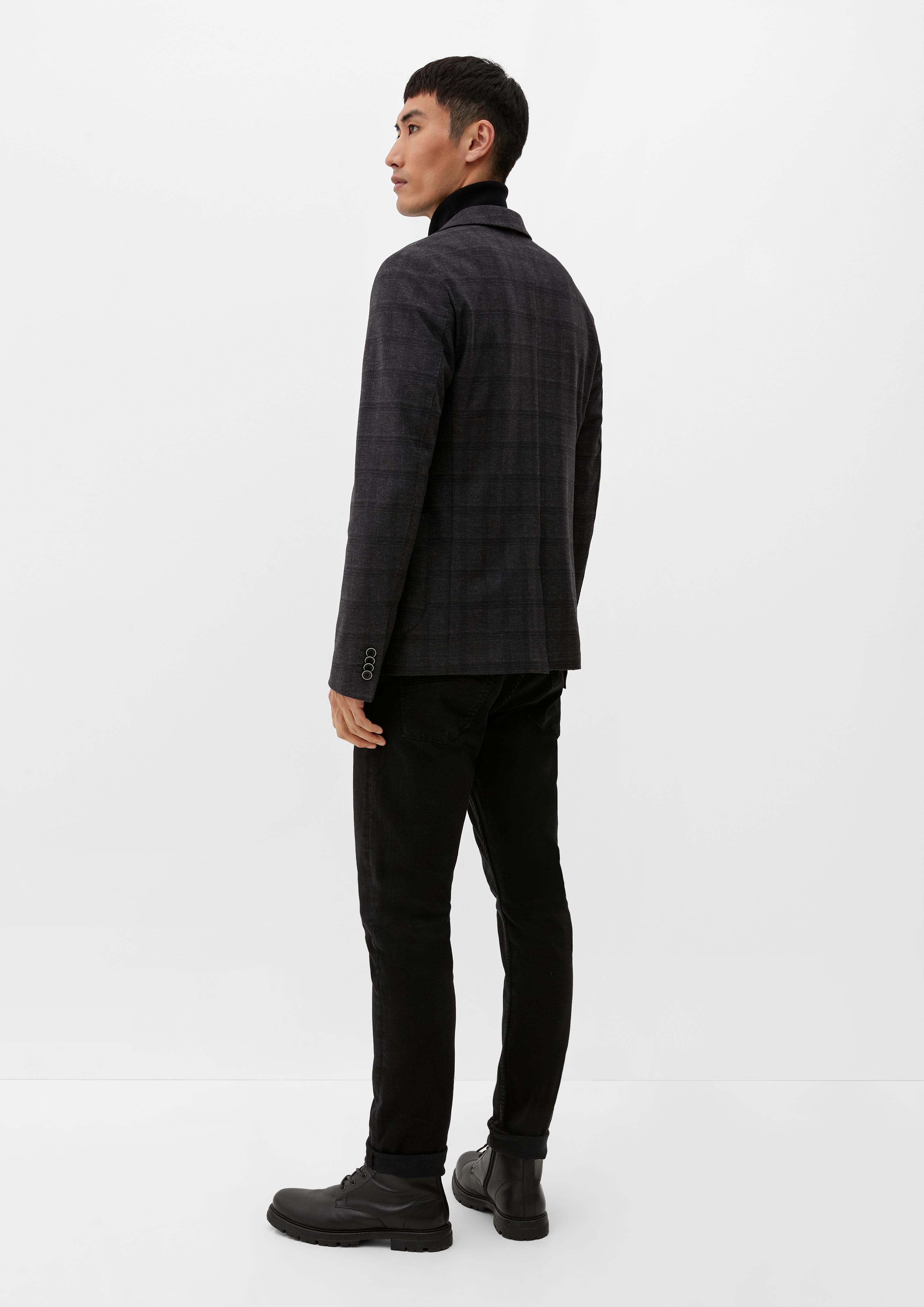 Slim: Sakko mit Karo-Muster  2120648-97N1