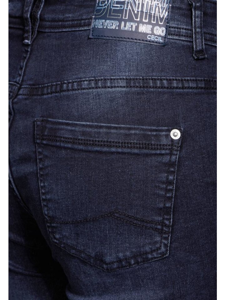 Cecil Jeans in blue black used wash günstig kaufen