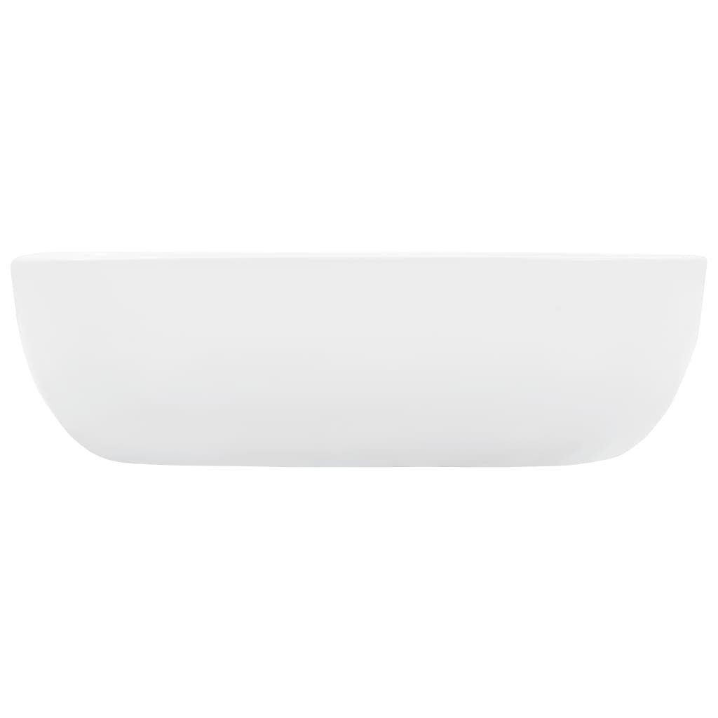 vidaXL Waschbecken Waschbecken 45,5 x 32 x 13 cm Keramik Weiß
