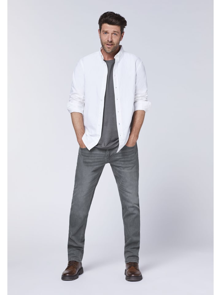 Oklahoma Jeans Jeans in Grau günstig kaufen