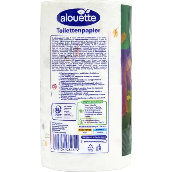 Toilettenpapier Gemeinsam ist es am schönsten