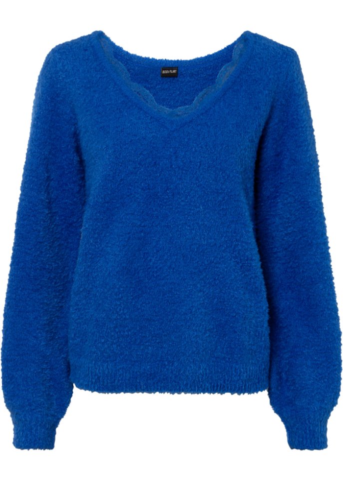 Pullover mit Spitzeneinsatz