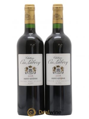 Château Cos Labory 5ème Grand Cru Classé  2016 - Lot de 2 Bouteilles