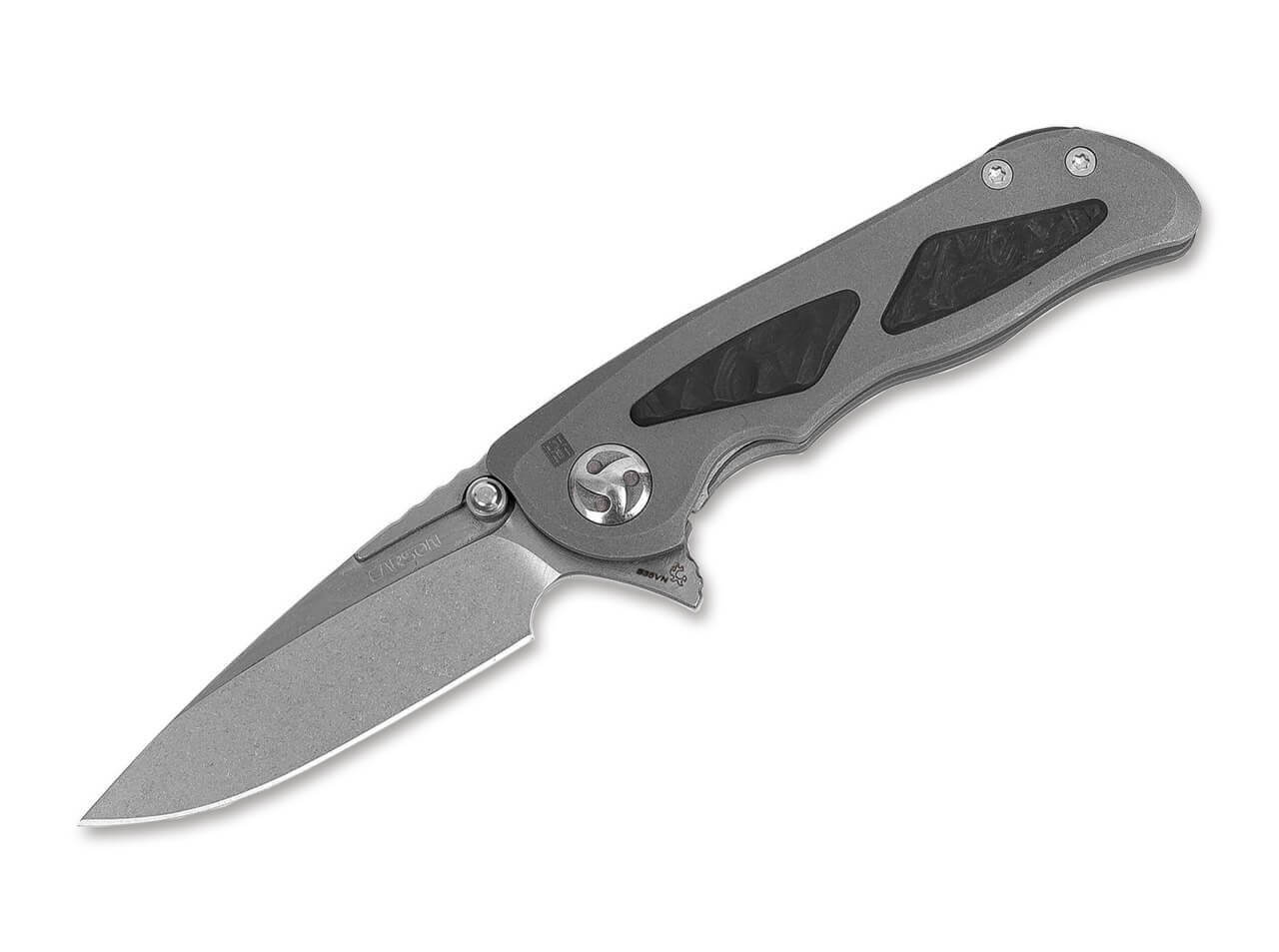 Harrier Fledgling S35VN Titan CF Grey