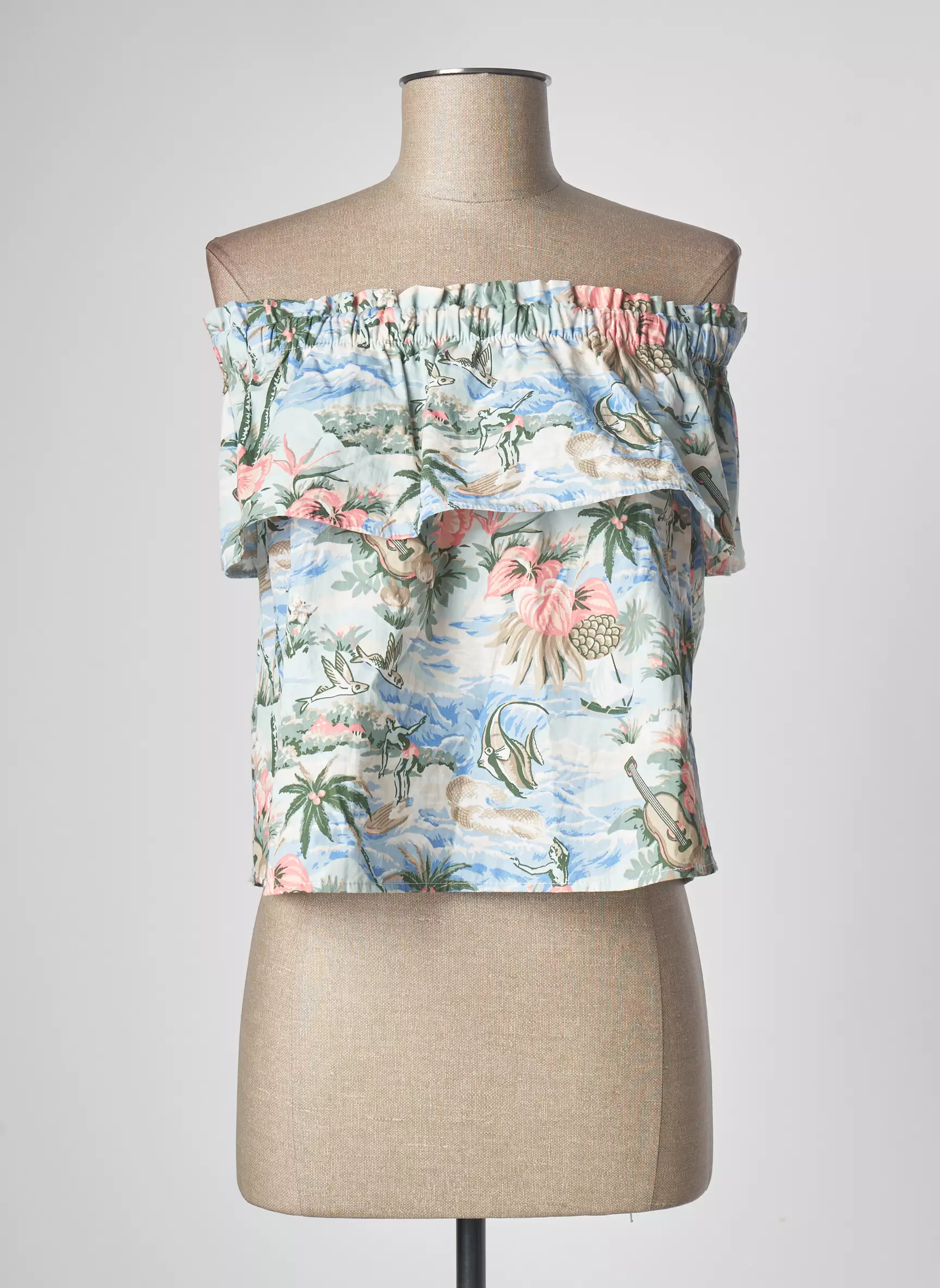 Mango Tops Femme couleur blanc