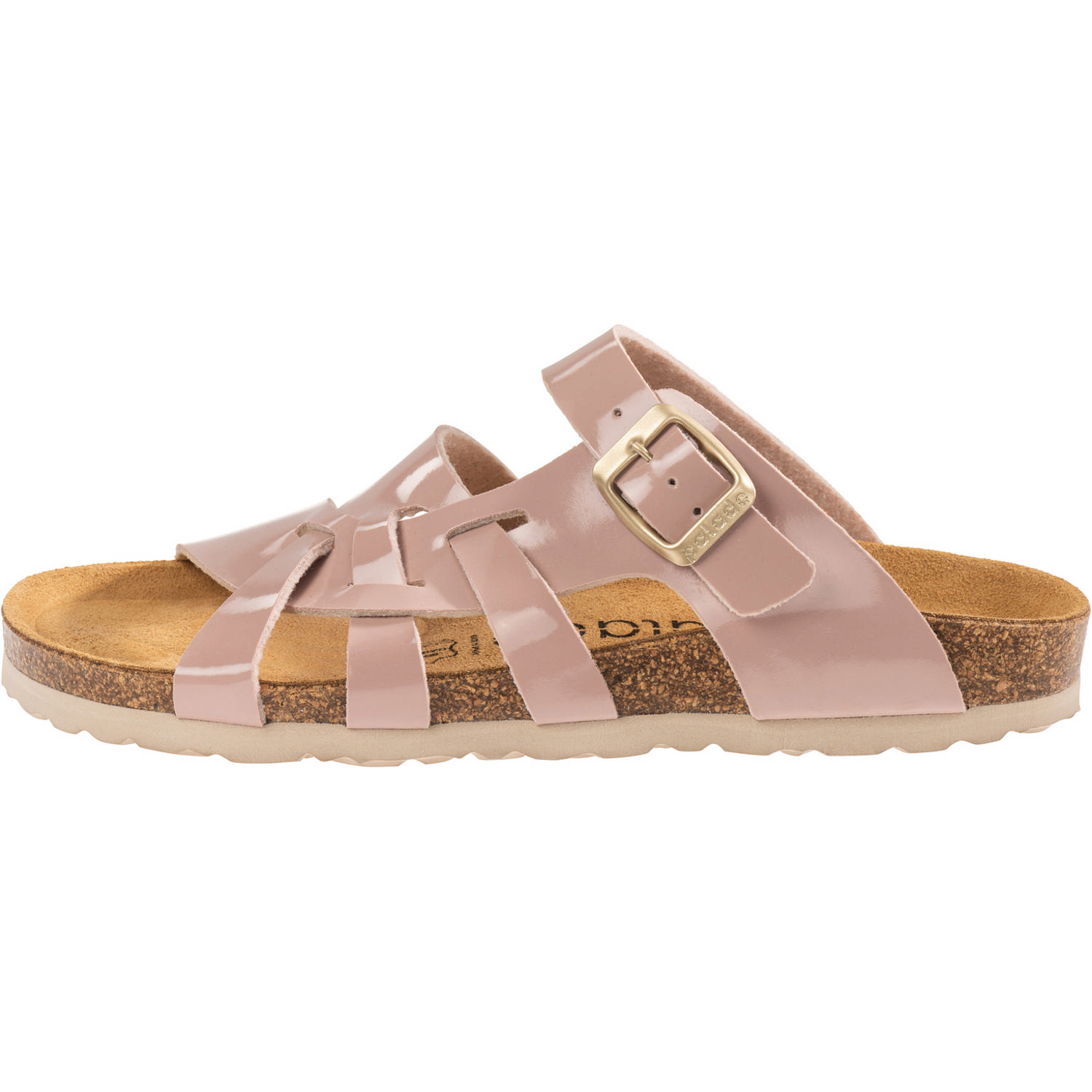 Palado Kreta, Pantoletten, Damen, Basic Lack Rosa