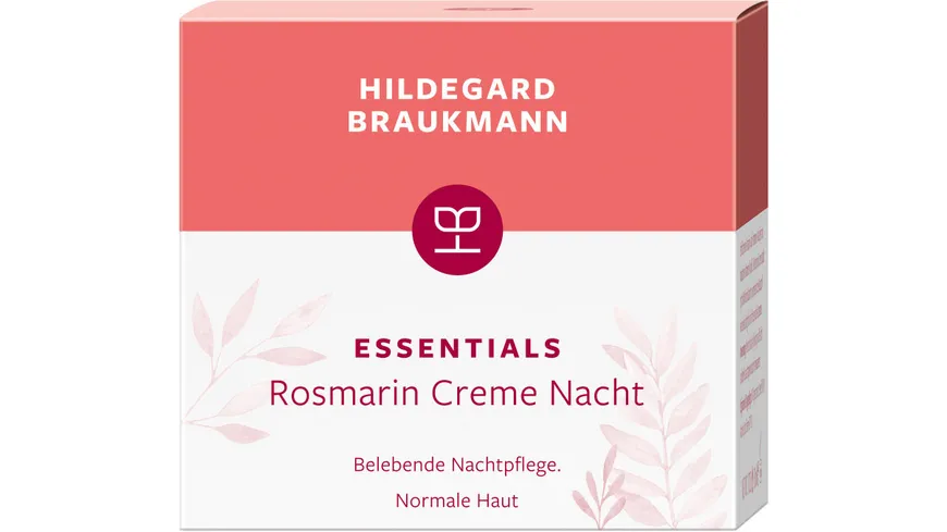 HILDEGARD BRAUKMANN ESSENTIALS Rosmarin Creme Nacht 50 ml